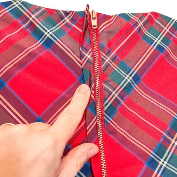 Vineyard Vines Girls Tartan Plaid Sleeveless Dress Size 14 - Picture 5 of 6